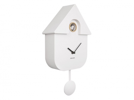 pendule murale Modern Cuckoo BLANC