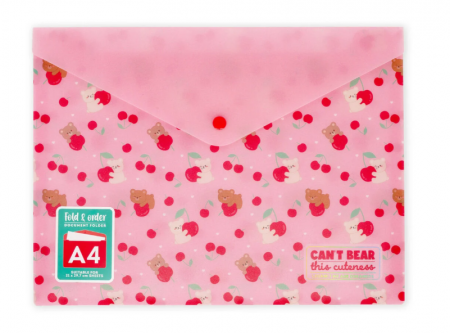 PETIT PORTE-DOCUMENTS - FOLD & ORDER - TEDDY BEAR