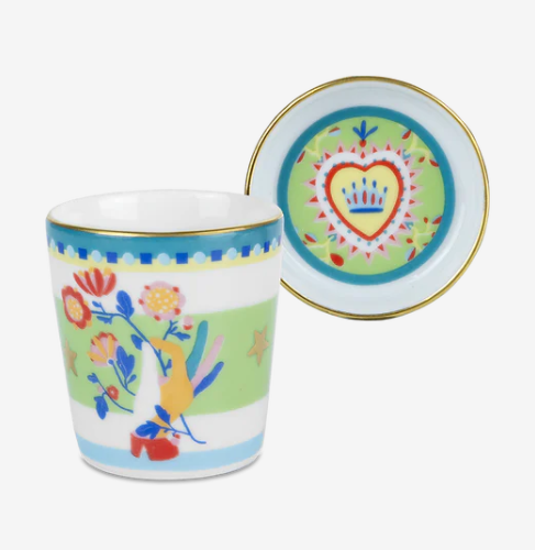 PETIT POT EXPRESSO AVEC COUVERCLE - MAMMA MIA - COEUR