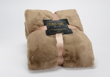 PLAID LUXE TAUPE 130X170