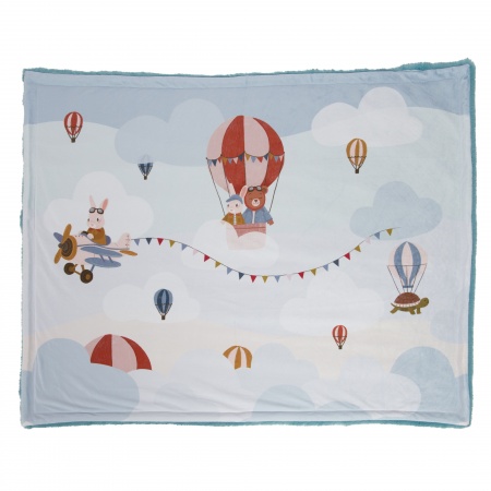 PLAID MONGOLFIERE 100X75