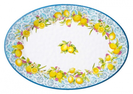 Plat Oval en Mélamine 50 x 35,5 cm - ISCHIA