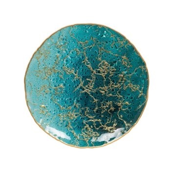 PLAT ROND AQUA 33CM