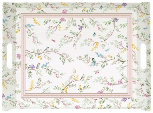 Plateau 52 x 37 cm - BIRDS MELODY