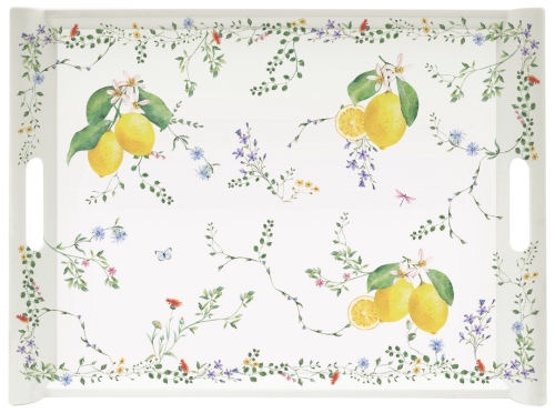 Plateau 52X37cm - FLOWER CITRUS