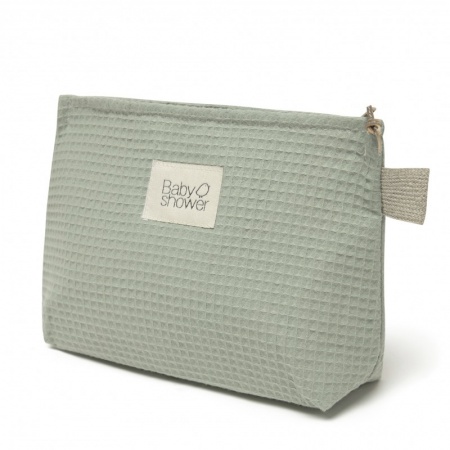 POCHETTE COUCHES WAFFLE SALVIA