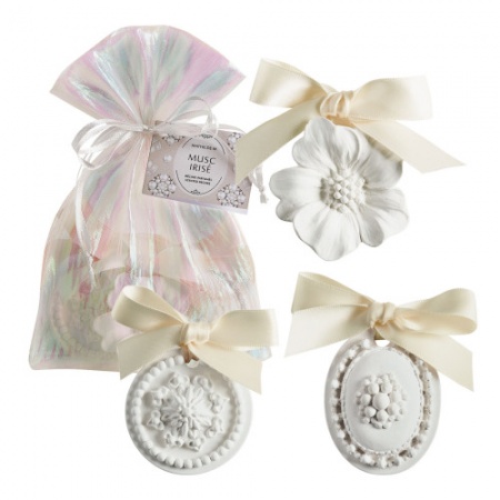 Pochon de 3 d&eacute;cors parfum&eacute;s - Musc Iris&eacute;