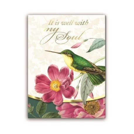 Pocket carnet de notes aimant� - \ My Soul\  Hummingbird