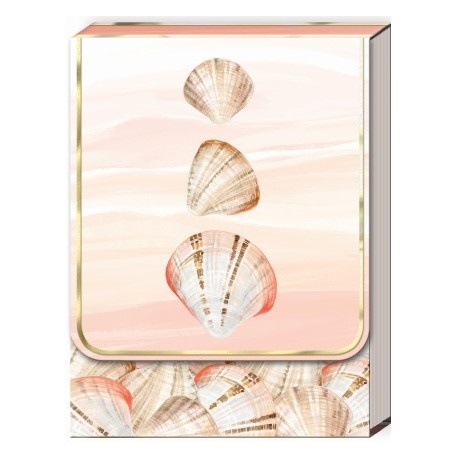 Pocket carnet de notes aimant� - Calico Shells