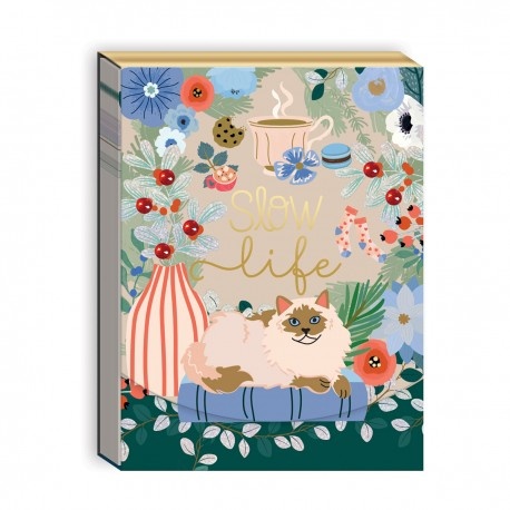 Pocket carnet de notes aimant� - Slow life