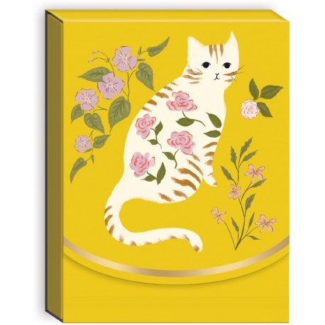 Pocket carnet de notes aimant� - White cat