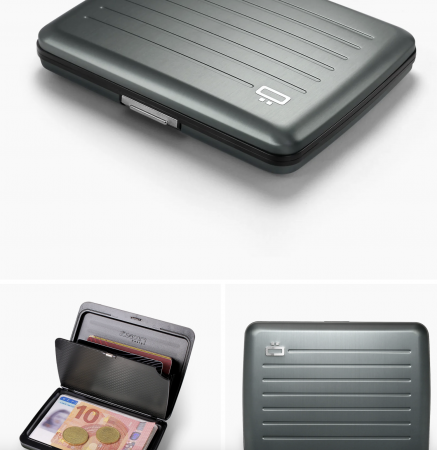 Porte carte SMART CASE OSLO LARGE Platinium (Grand modèle)