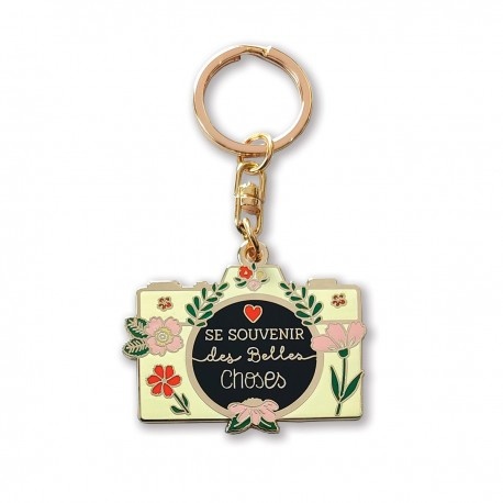 Porte-cl�s en m�tal - Se souvenir des belles choses