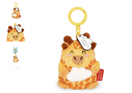PORTE-CLS EN PELUCHE - SUPER SOFT! - TINY - GIRAFFE
