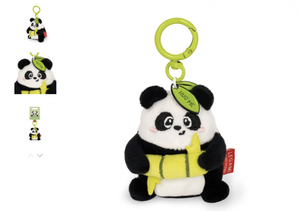 PORTE-CL�S EN PELUCHE - SUPER SOFT! - TINY - PANDA