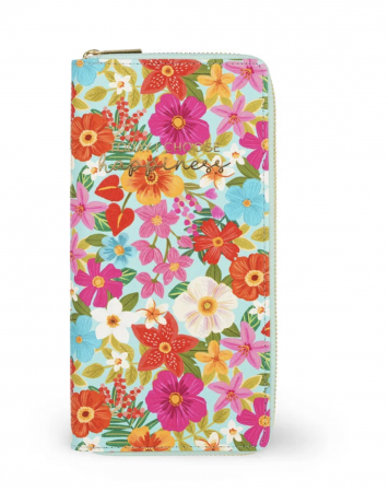 PORTE-DOCUMENTS DE VOYAGE - TRAVEL ORGANISER - FLOWERS