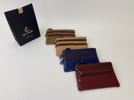 PORTE MONNAIE 3 ZIP
