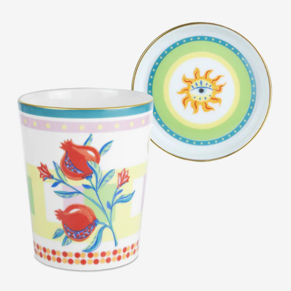 POT A CAFE AVEC COUVERCLE - MAMMA MIA - OEIL