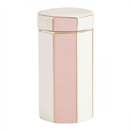 Pot à coton Madame de Récamier rose