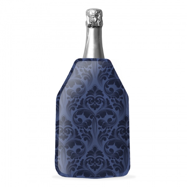 Rafra�chisseur de bouteille - Damass� BLEU