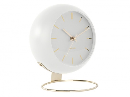 Reveil de table Globe BLANC haut