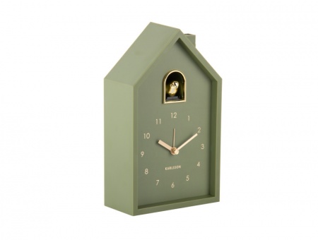 REVEIL MATIN CUCKOO VERT - Alarm Clock Modern Cuckoo Oro - Luxury green
