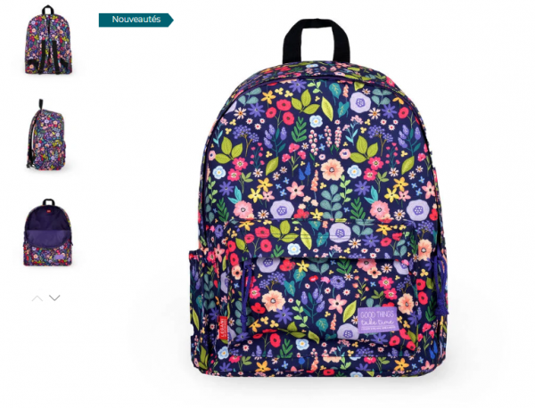 SAC � DOS - MY BACKPACK - FLOWERS