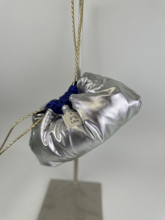 sac bourse CHLOE ETINCELLE Bleu - Argent