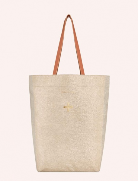 Sac en cuir MESTER - SAND VANILLE