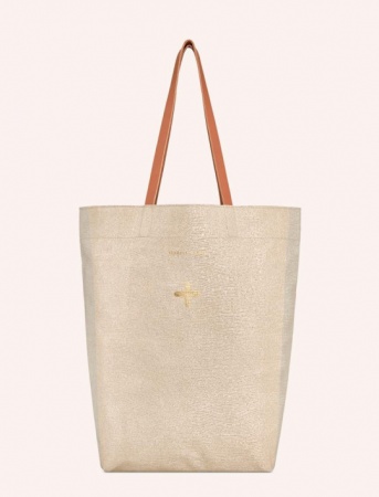 Sac en cuir MESTER - SAND VANILLE