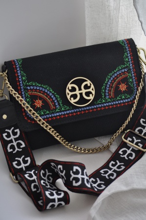 Sac RIGO Noir brodé