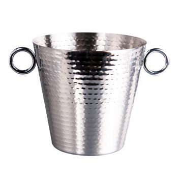 Seau à champagne - modèle \ MARTELÉ\  -  Ø23cm