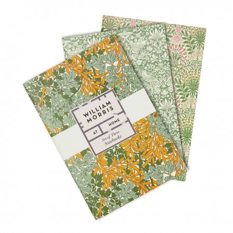 Set 3 carnets de notes A5 - W. Morris