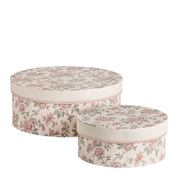 set de 2 Boites de rangement - Boite � chapeau - Marquise