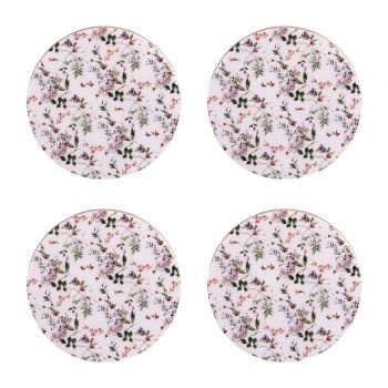 Set de 4 dessous de verre de la collection \ CHAMPETRE\  - Ø10cm