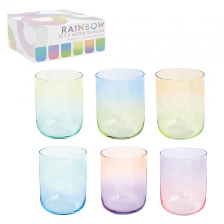 Set de 6 Verres  390 ml - RAINBOW