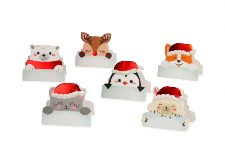 SET OF 12 CHRISTMAS PLACE CARD - CHRISTMAS PLACE CARDS- set 12pcs