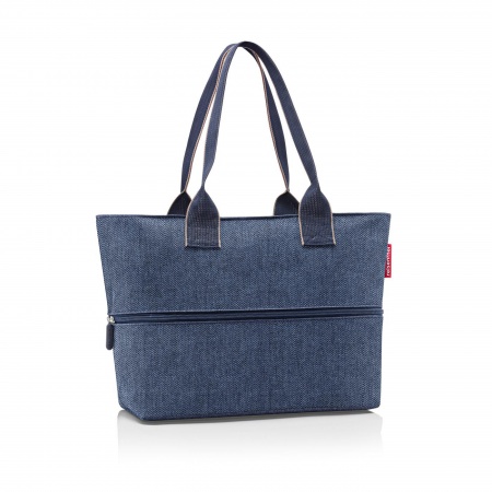 shopper e1 herringbone dark blue