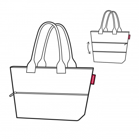 shopper e1 twist sky rose