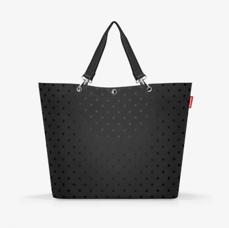 Shopper XL glossy dots black