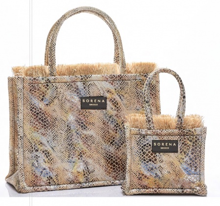 SNAKE LARGE TOTE BAG