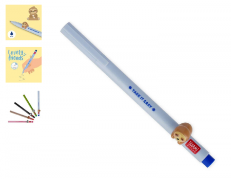 STYLO A ENCRE GEL ANIMAL DECO. - LOVELY FRIENDS - SLOTH