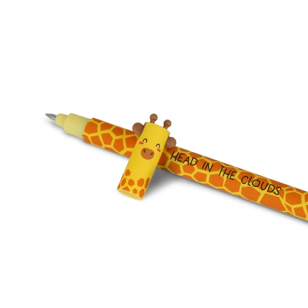 STYLO � ENCRE GEL EFFA�ABLE - ERASABLE PEN - GIRAFFE