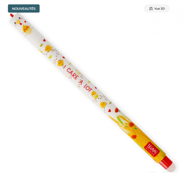 STYLO A ENCRE GEL EFFACABLE - ERASABLE PEN - HEN