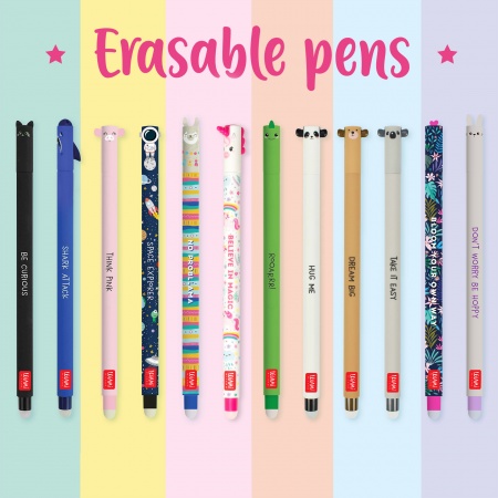 STYLO À ENCRE GEL EFFAÇABLE - ERASABLE PEN - LLAMA