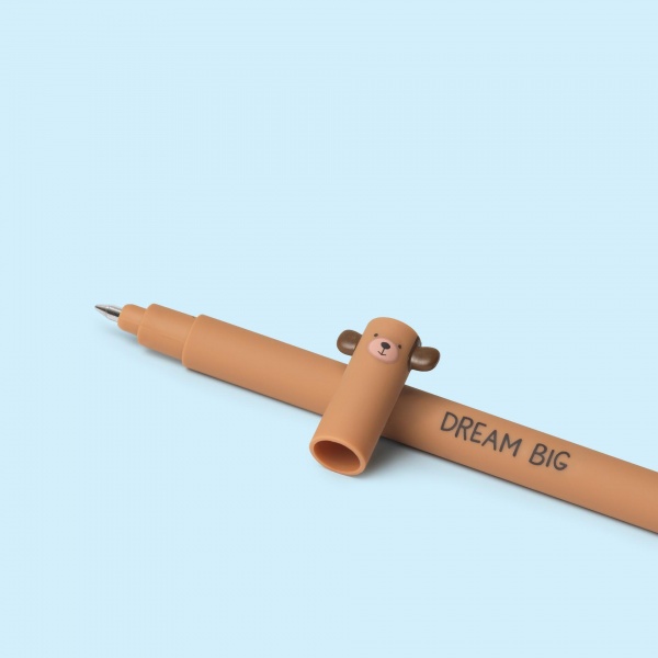 STYLO � ENCRE GEL EFFA�ABLE - ERASABLE PEN - TEDDY BEAR