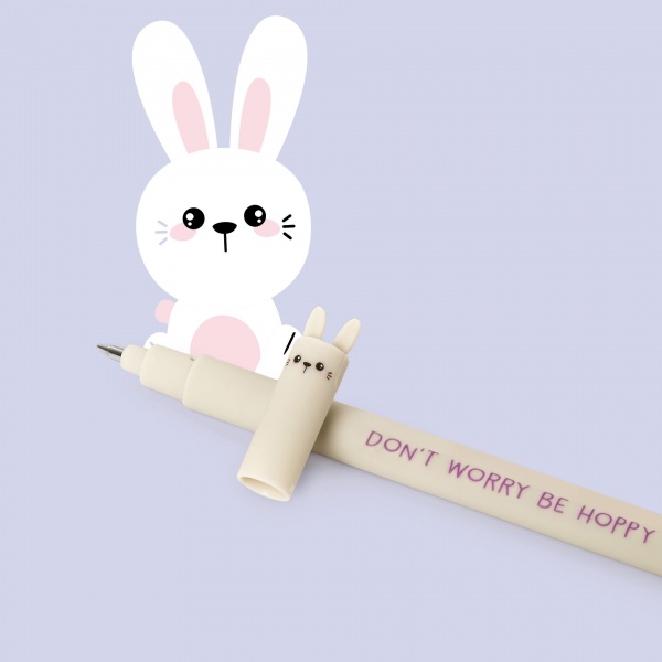 STYLO � ENCRE GEL EFFA�ABLE - ERASABLE PEN- BUNNY