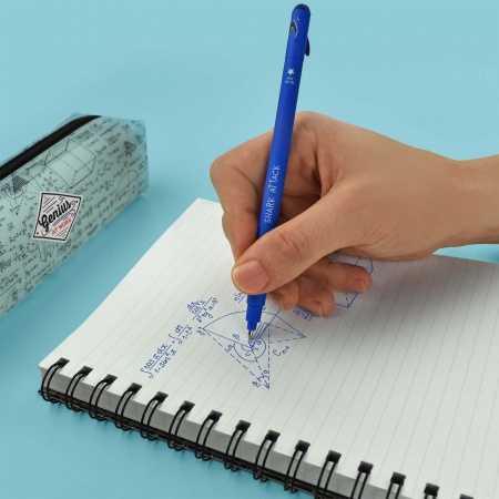STYLO À ENCRE GEL EFFAÇABLE - ERASABLE PEN- SHARK