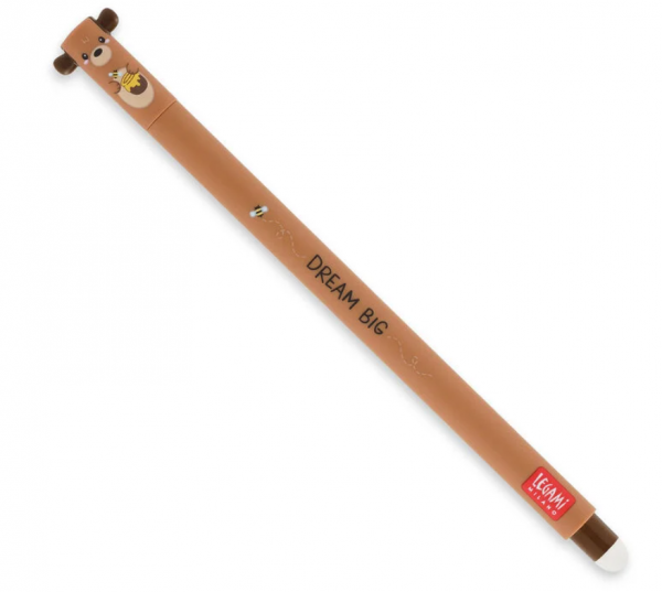 STYLO � ENCRE GEL EFFA�ABLE- TEDDY BEAR (encre rouge)