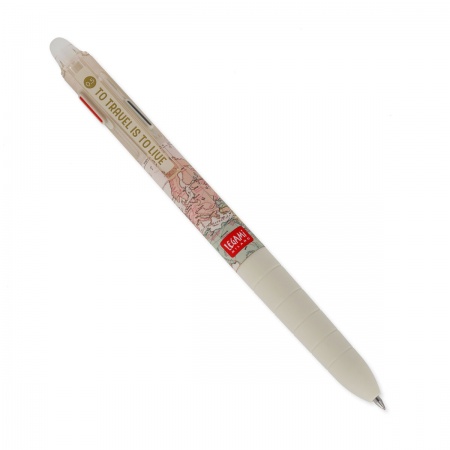 STYLO GEL EFFAÇ. 3 COULEURS - MAKE MISTAKES_TRAVEL